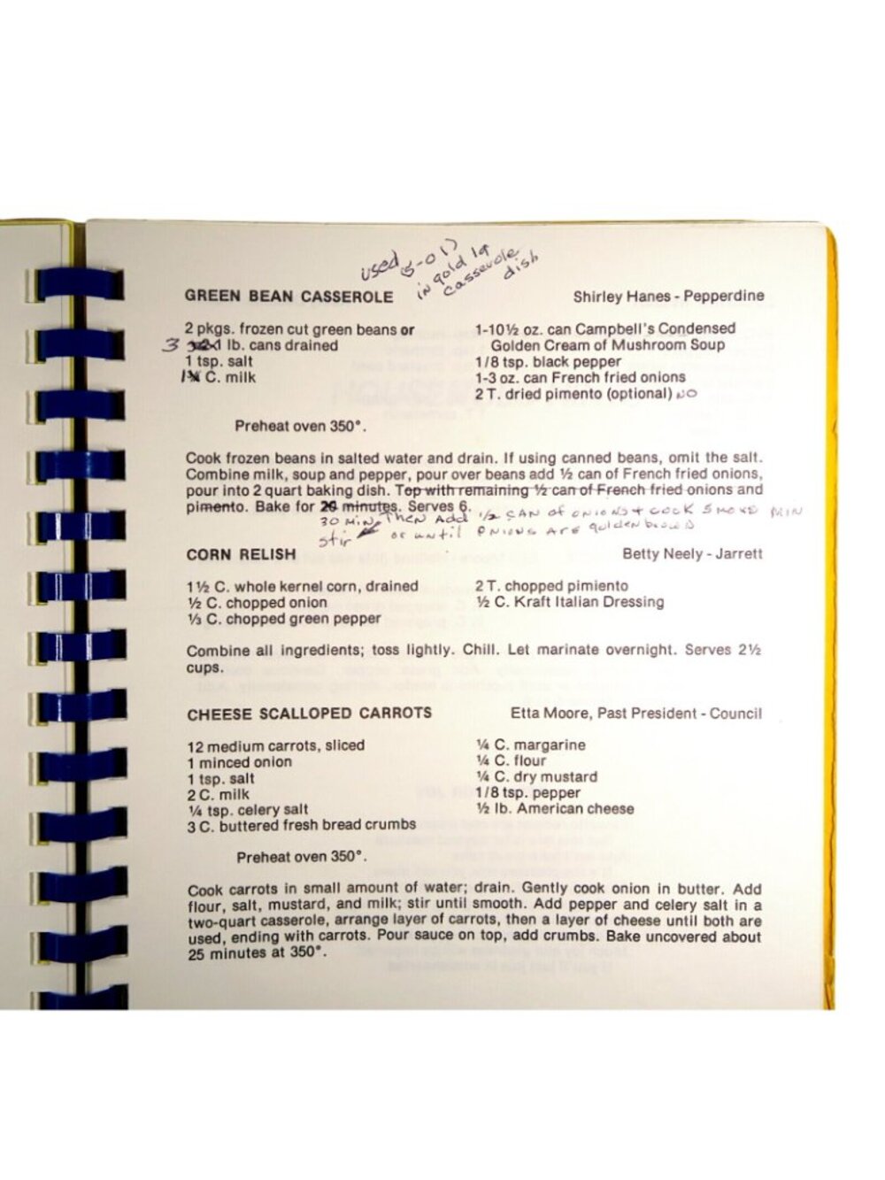 1979 Springfield PTA Cookbook – Missouri Spiral-Bound Vintage Recipes, 153 Pages - Picture 4 of 6